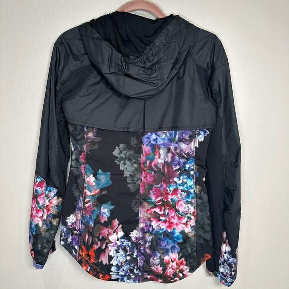 Lululemon Run Get Up And Glow Jacket Spring Has Sprung Size 4 Floral lightweight - Picture 10 of 13